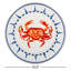 Set of 4 Crab House Dinner Plates