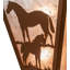Mare & Foal 1 - Light Flush Mounted Sconce
