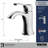 Single-Hole Single-handle Bathroom Faucet with Drain Assembly-88777431