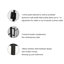 Porte de douche l 34 po x H 72 po Moderne minimaliste