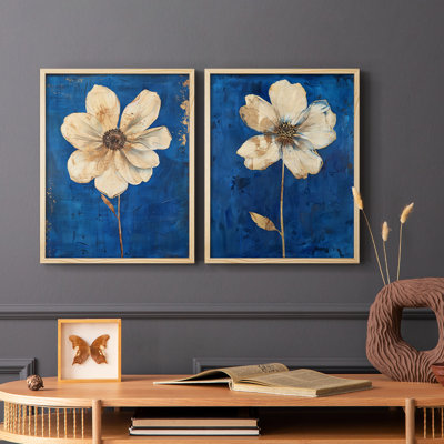 FLORAL Series LXVII-Premium Framed Print -Ready to Hang - No Nails Required - No Nails Required