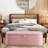 Hazelzet Fabric Upholstered Storage Bench-1199145249