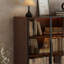 Vitrines en bois massif brun noisette-121315339