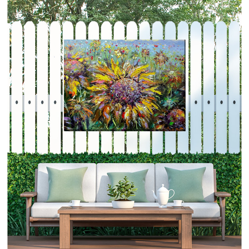 Art extérieur sur toile Mucci Sun Queen