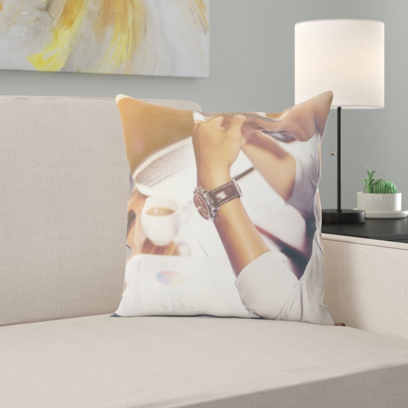 Microsuede Throw Pillow