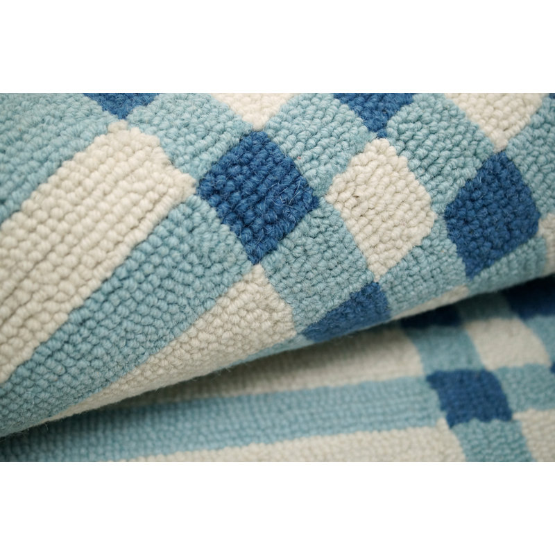 Tapis bleu Lait, 7 pi 6 po x 9 pi 6 po