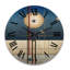 Horloge murale moderne surdimensionnée en bois-2128987207