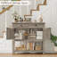 Console 35,4 "avec tiroirs et armoire Latiasha-1901095357