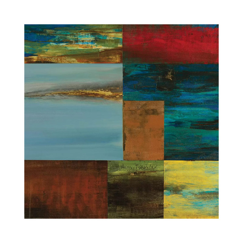 Inch Blue by Sarah Stockstill - Gallery-Wrapped Canvas Giclée on Canvas, 66.04 cm H x 66.04 cm W x 1.91 cm D, Canvas