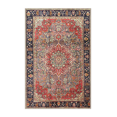 Tapis de style oriental rouge