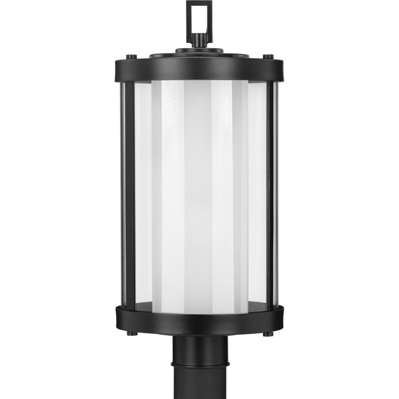 Tête de lanterne noire à 1 lumière H 20,5 po Hawwa