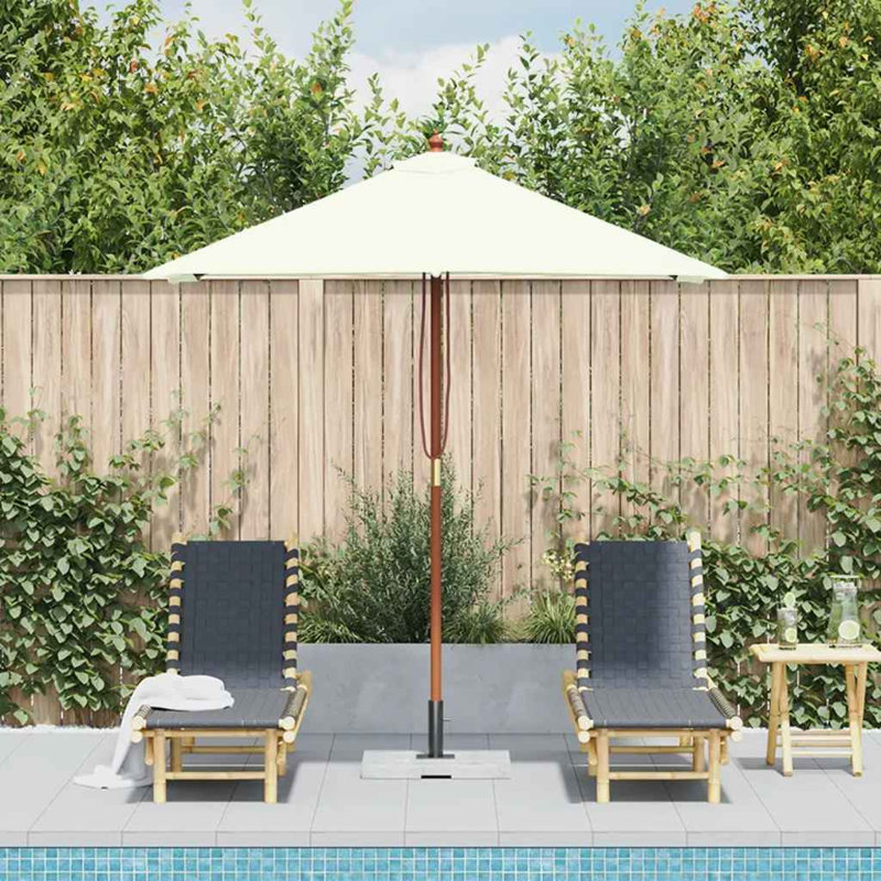 Parasol de marché rectangulaire 59,1 "x 78,7", Sable