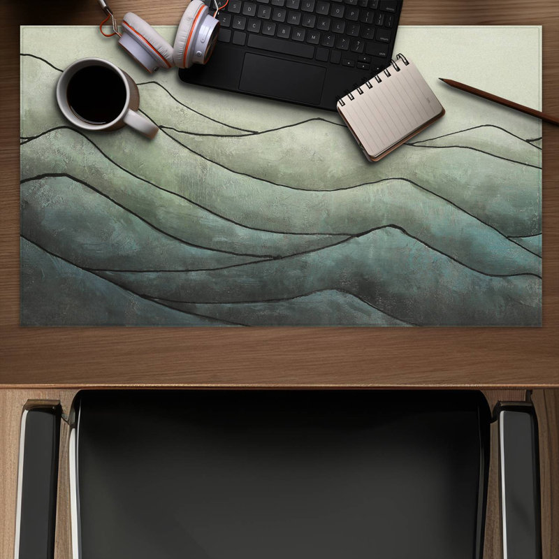 In the waves - 14.00"x24.25" Desk mat