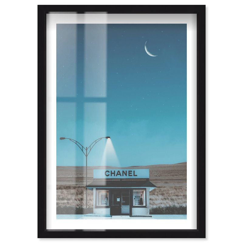 «Glam in color Shadowbox Print» par Notoriart, H 16 po x l 11 po, Noir