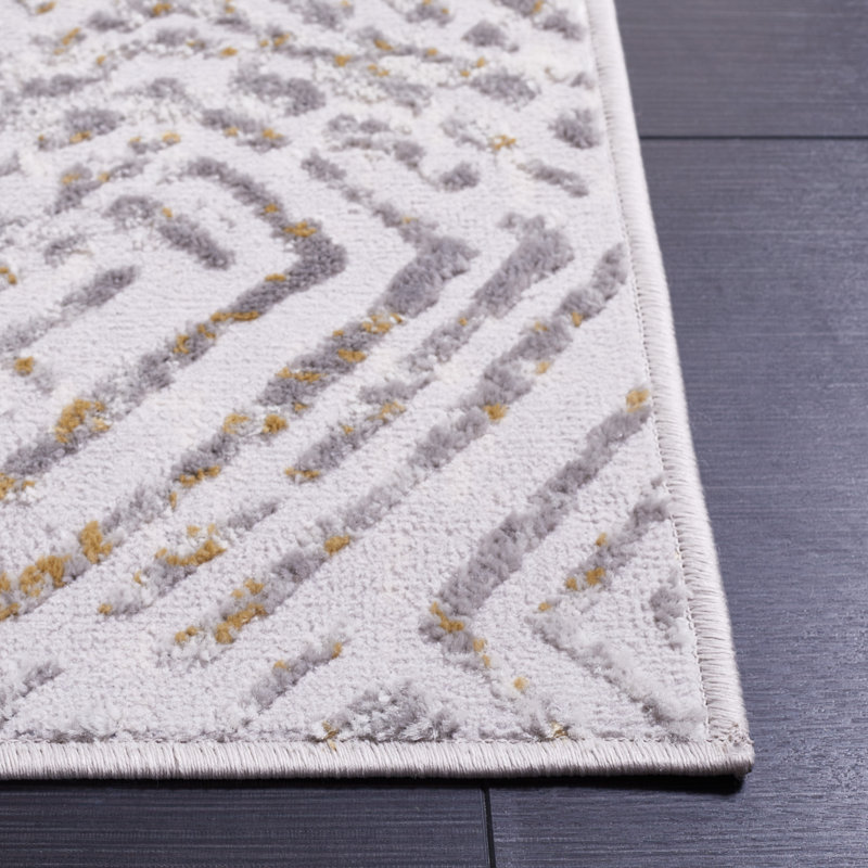 Palma Performance Geometric Rug, Rectangle 5'3" x 7'6"