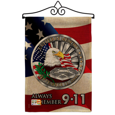 Double Sided 18.5 in. H x 13 in. W Polyester Garden flag
