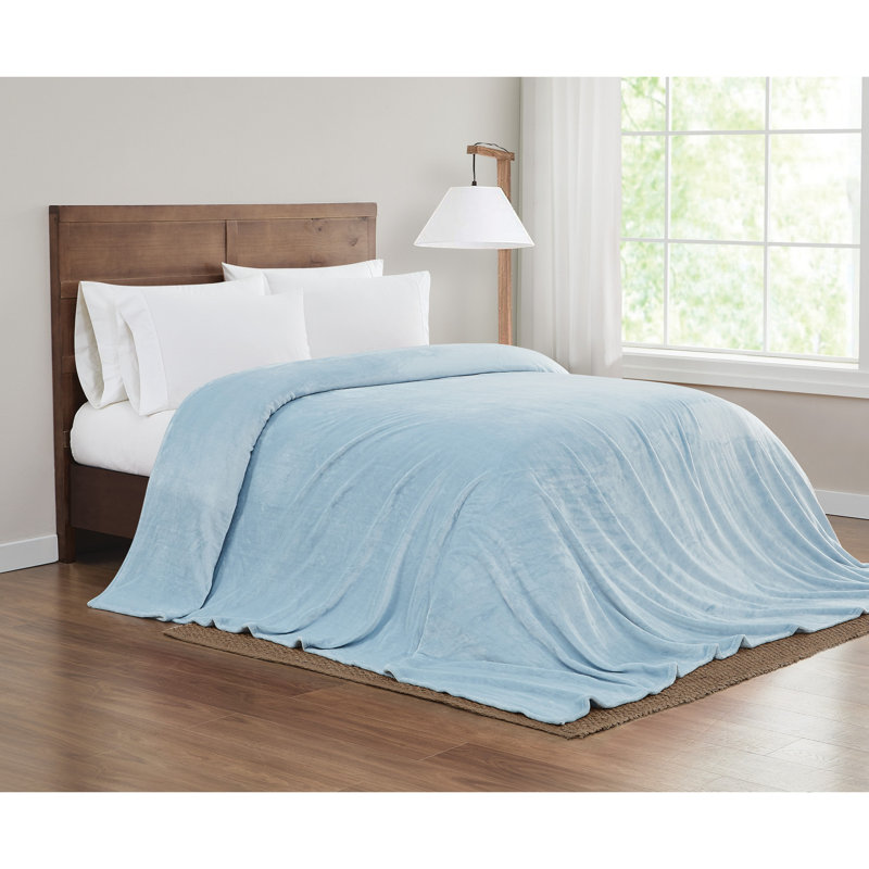Throw Blanket, Light Blue