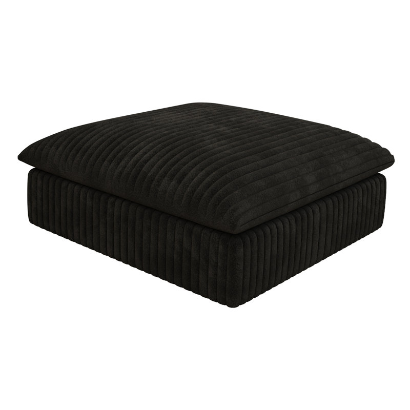 Cloud Sofa (Only Including Ottoman), Black