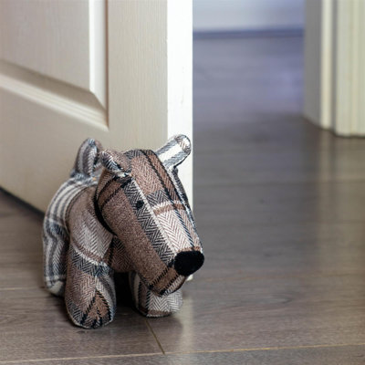 Nicola Spring - Bentley the Dog Door Stops - 30 x 24cm - Brown