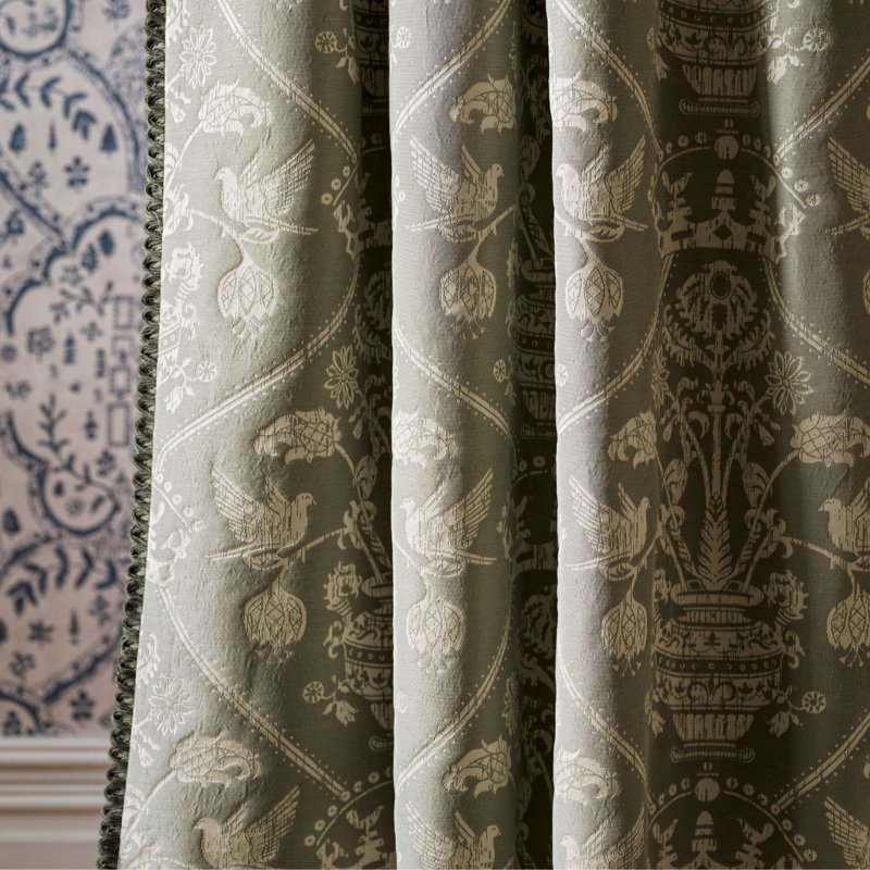 Highgrove Damask, Silver Green