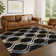 Machine Washable Indoor/Outdoor Bingel ACN2326 Mid-Century Modern Rug