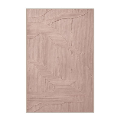 Tapis rose lavable à la machine