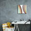  «Inner Pathway 2» par Alonzo Saunders, art mural sur toile 12 po x 12 po