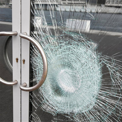 Security Window Film Abstract Non-Wall Damaging Window Decal
