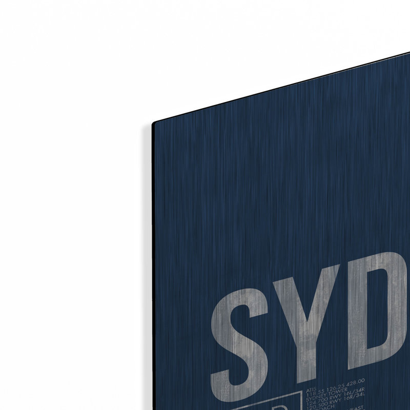 "Syd ATC" par O8 à gauche, H 16 po x l 12 po