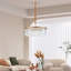 Grand lustre moderne en cristal 8 lumières E12-1006376542