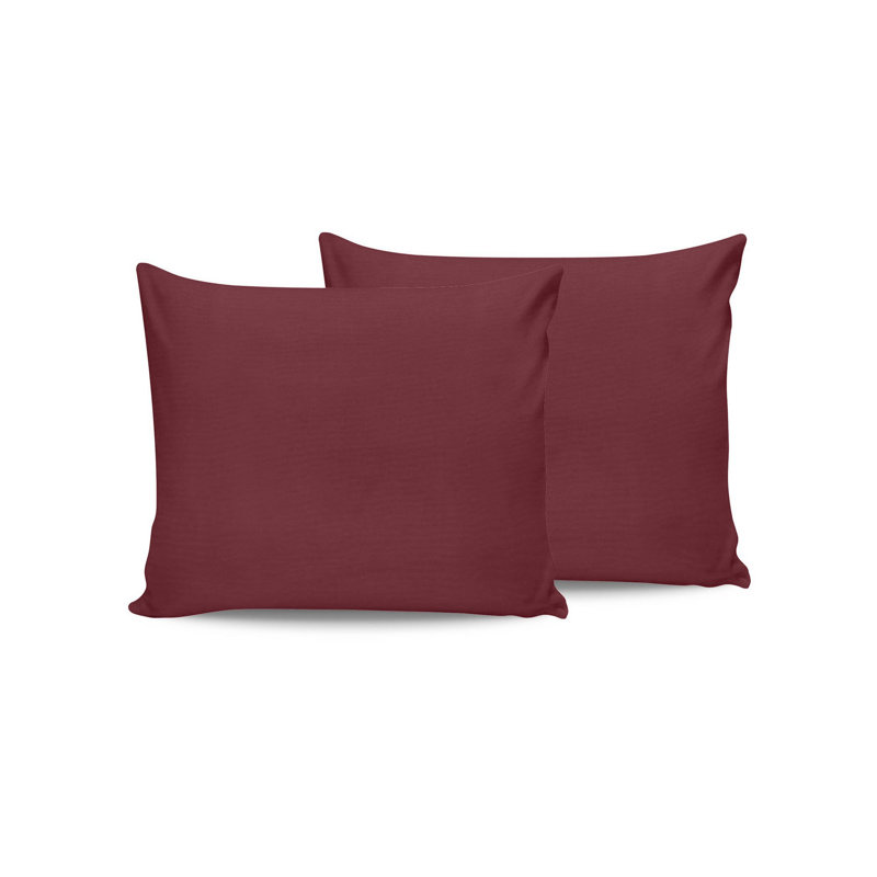 Ensemble de taie d'oreiller (2 pièces), Rouge
