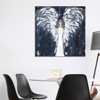 Navy Angel by Ashley Bradley - Wrapped Canvas Gallery-Wrapped Canvas Giclée