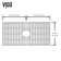 Silicone Grid 30 in. x 15 in. Silicone Bottom Grid for 33 in. Single Bowl Kitchen Sink