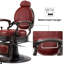 Fauteuil inclinable manuel pivotant en cuir Bettyjo-1592047290
