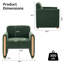 Fauteuil d'appoint rembourré 30,7 po de largeur-1795914777