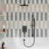 SlideLux Complete Rainfall Shower System with Rough in-Valve and Slide Bar