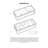 Whitehaus 42" Large Reversible Double Bowl Fireclay Kitchen Sink: Beveled, 2-1/2" Lip Front Apron-35054902
