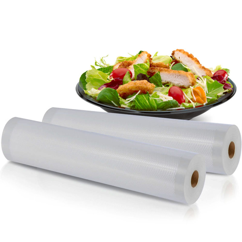 Nutrichef Vacuum Sealer Bags 8X50 Rolls 2 Pack For Food Saver, Seal A Meal, Nutrichef, Weston. Commercial Grade, BPA Free, Heavy Duty, Great For Vac Storage, Meal Prep Or Sous Vide
