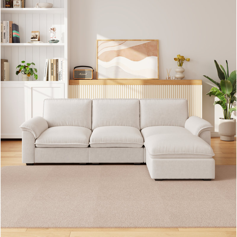 Canapé modulaire Cloud Couch For L, Beige