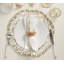Nautilus Placemat in Champagne/Gold/White