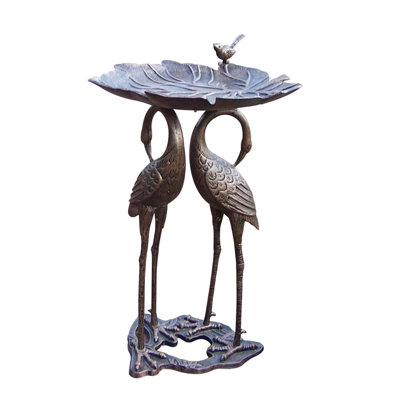 Crane Lily Bird Bath