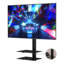Lawernce Black Tilt TV Wall Mount with Shelving, for TVs 37-60"