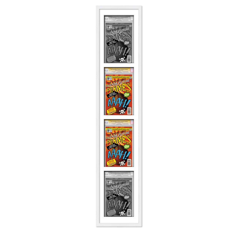 Cadre photo Faletti, Blanc / blanc