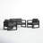 Smith 3 Piece Sofa Seating Group with Sunbrella Cushions-1462093938-1455544979