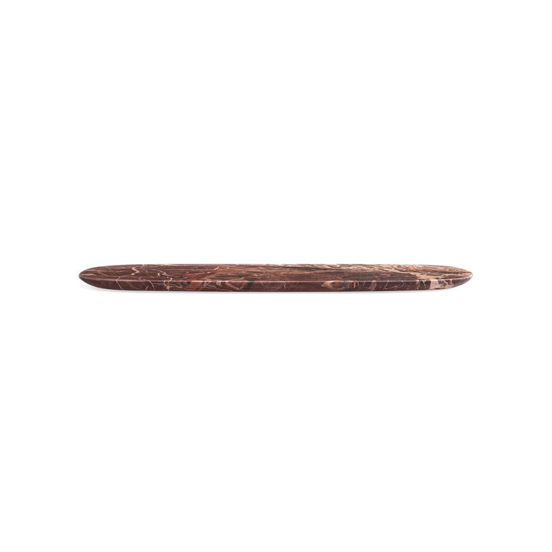 Delicious Modern Marble Tray 1, Cherry Marble, 1" H x 26" W x 9" D