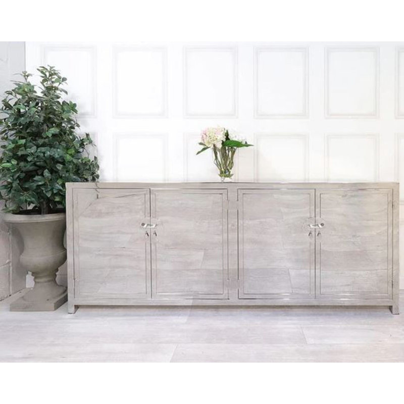 Buffet en acier inoxydable Maison