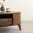 Simple leisure solid wood round coffee table-106326257