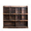 Bibliothèque de 10 étagères. Convient aux livres, aux cartables et aux photos encadrées. Panneaux de particules de 15 mm et 3 mm. Facile à nettoyer. Dimensions : 137 cm x 29,5 cm x 118 cm. Organisez vos collections de façon systématique. Pratique.