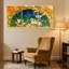 Ensemble de 3 impressions sur toile Art Nouveau Cherry Blossom and Starry Night-1427931224