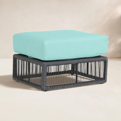 Outdoor Ottoman with Cushion